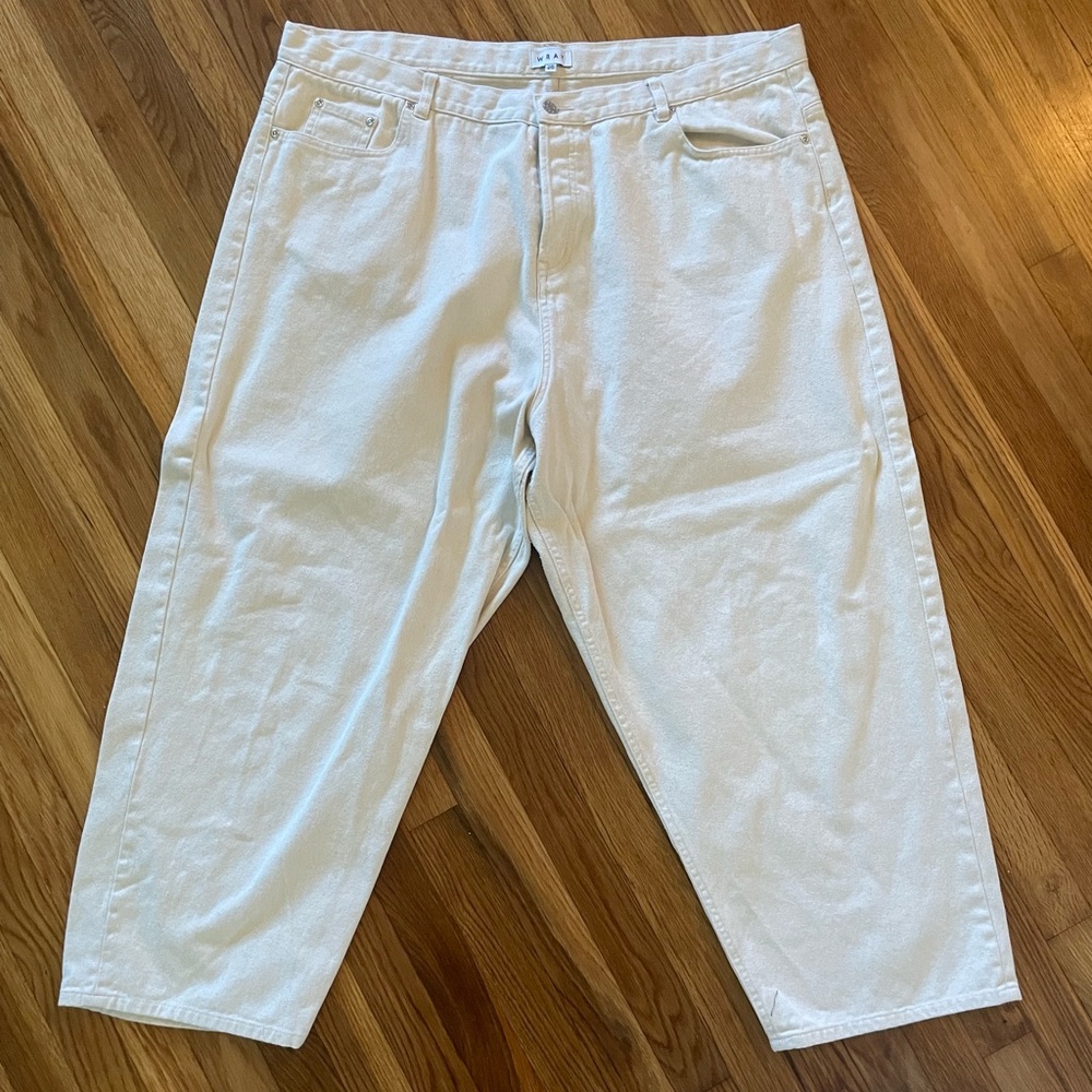 WRAY NYC white jeans